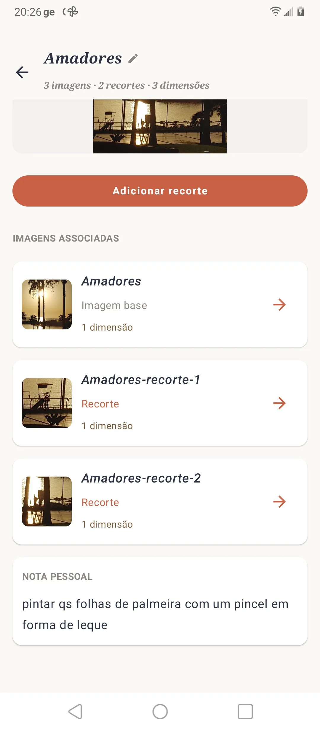 Projeto SOS Artista com imagem base, recortes, medidas e anotações